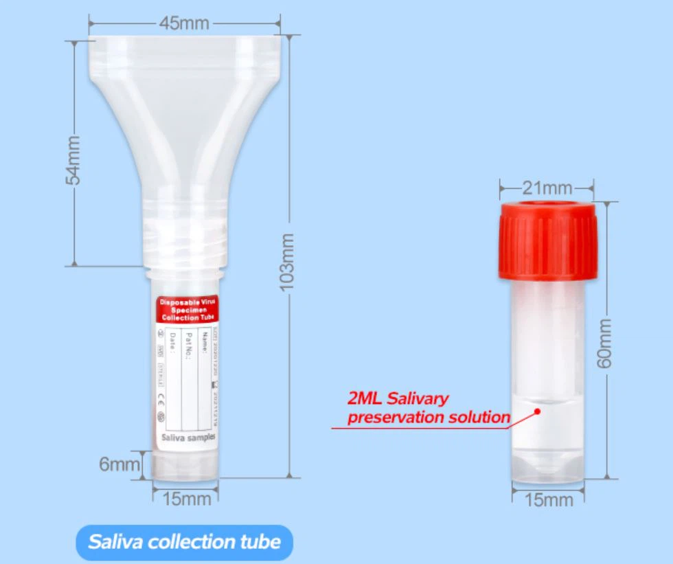 Saliva Collection Tube Kit