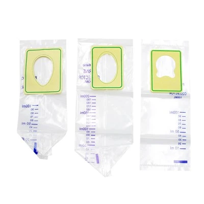 Pengumpul Urin Pediatrik Perubatan 100ml 200ml Beg Kencing Pediatrik